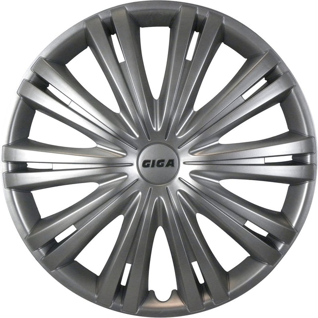 Carpoint wieldoppen giga 16 inch abs zilver set van 4