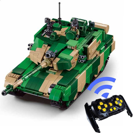 Sluban Power Bricks Panzer ZTZ-99AS mit Fernbedienung (M38-B7071)