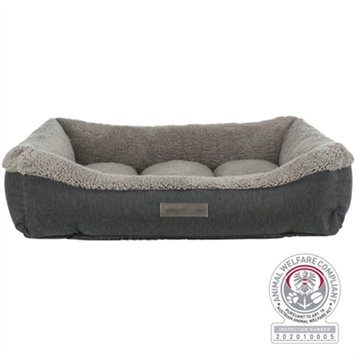 Trixie - Vital Hundebett Bendson - orthopädisch - grau - 90x60cm