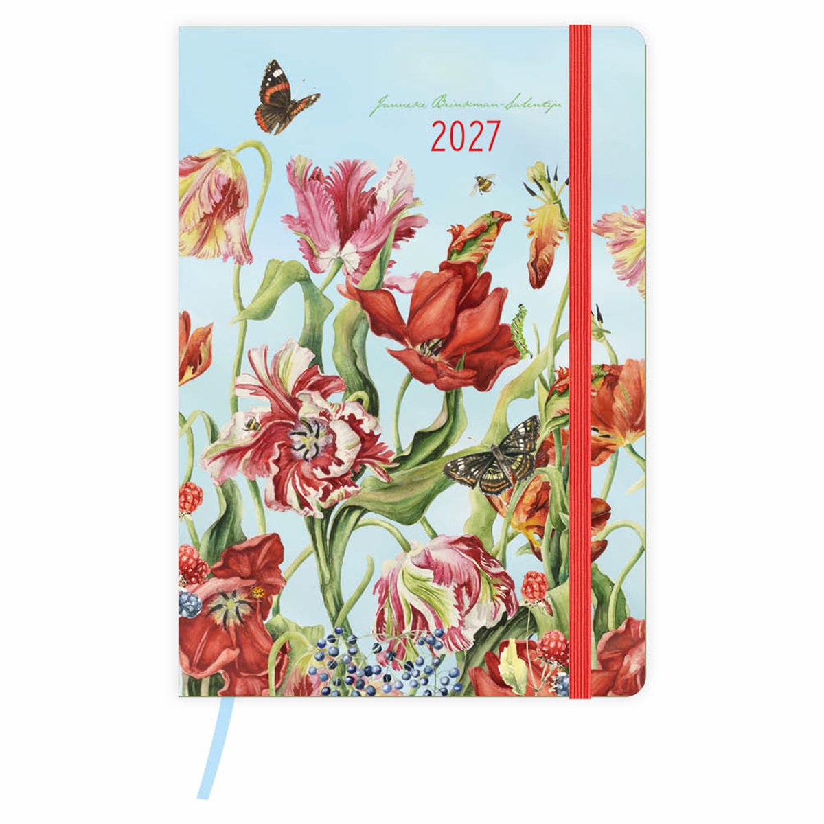 Comello janneke brinkmanweekagenda tulpen retro 2027