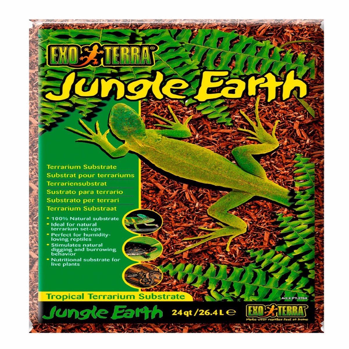 Exo Terra Tropical Substrat Jungle 26.4 – Bodendecker – natürlich