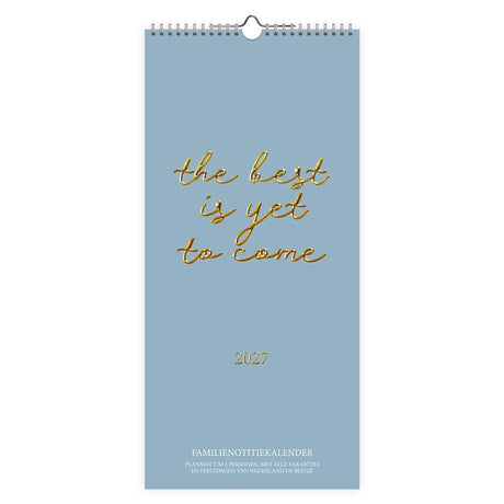 Comello familienotitiekalender 2027 5 personen
