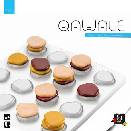 999games Gigamic – Qawale Mini – Wo Strategie auf Natur trifft – Spiel für zwei Spieler