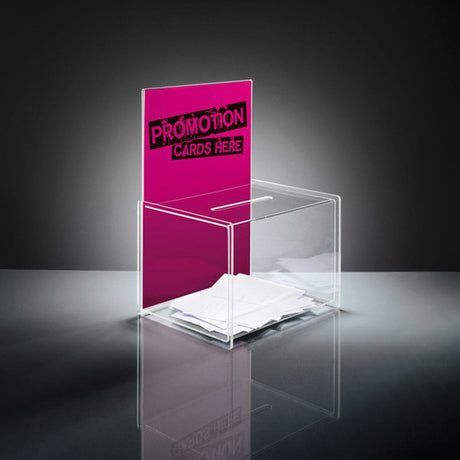 Sigel Visitenkartenablage transparent 225x300x170mm Einlage für A4-Karte