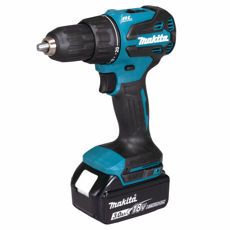 Makita DHP490RFX3 18-Volt-Akku-LXT-Schlagbohrschrauber mit 74-teiligem Bitsatz im Koffer und 2 x 3,0-Ah-Li-Ionen-Akkus und Ladegerät