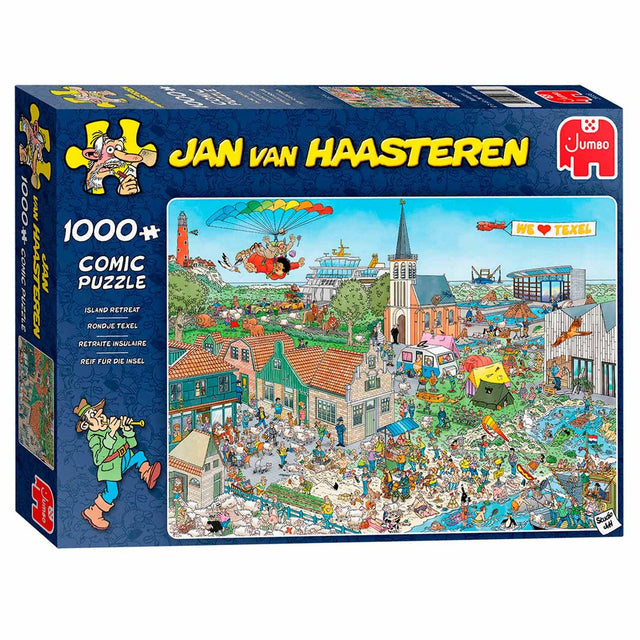 Jan van haasteren - rondje texel - 1000 stukjes puzzel - legpuzzel