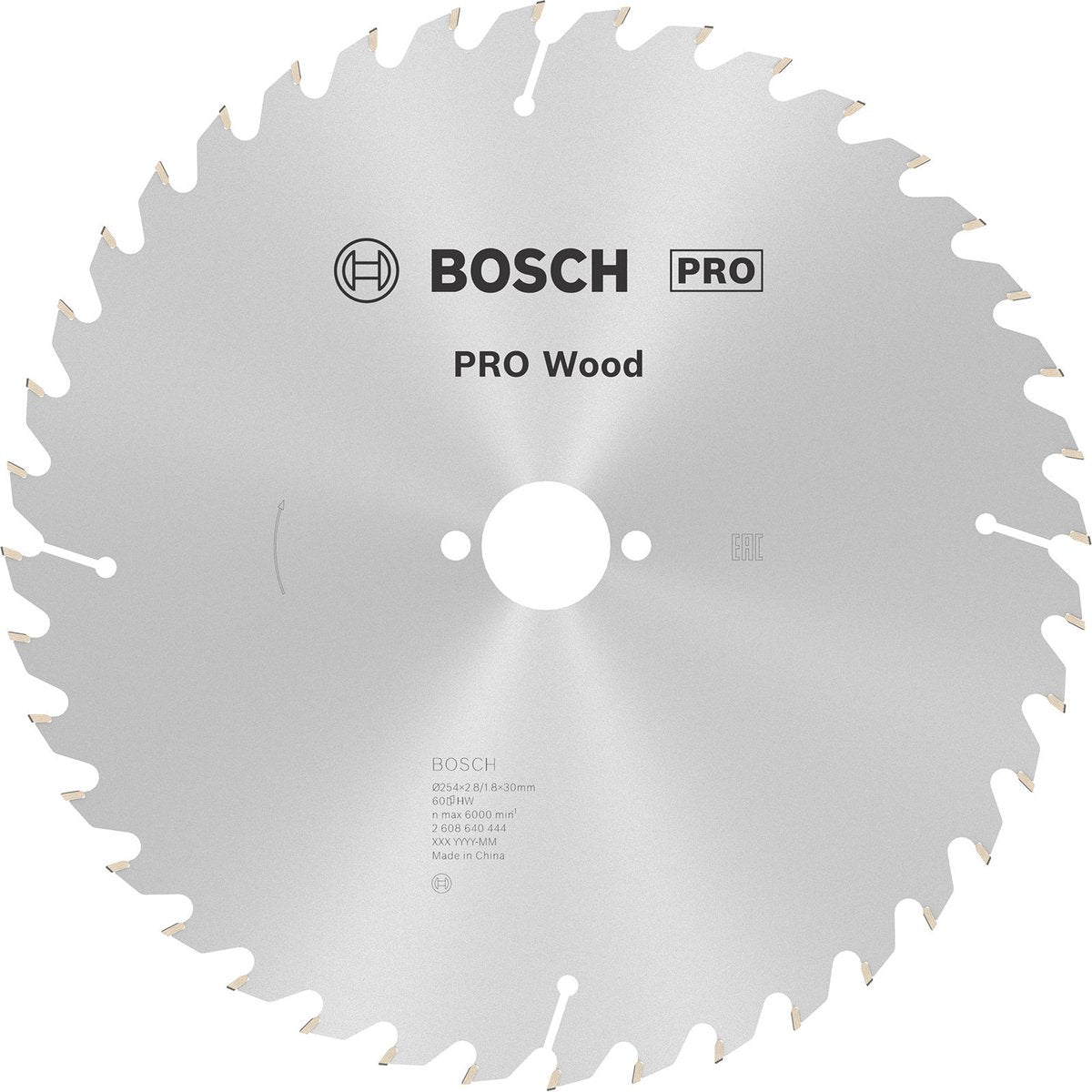 Bosch Zubehör Bosch Pro Holzkreissägeblatt, 254 x 2,8 x 30 mm
