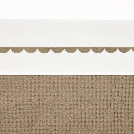 Meyco baby arc ledikant laken - taupe - 100x150cm - 0.3 tog