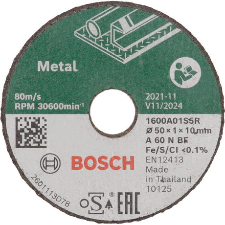 Bosch Zubehör Experte für Inox 1600A01S5Y Trennscheibe gerade 50 mm 1 Stück