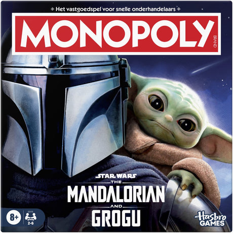 Monopoly star wars the mandalorian and grogu - bordspel