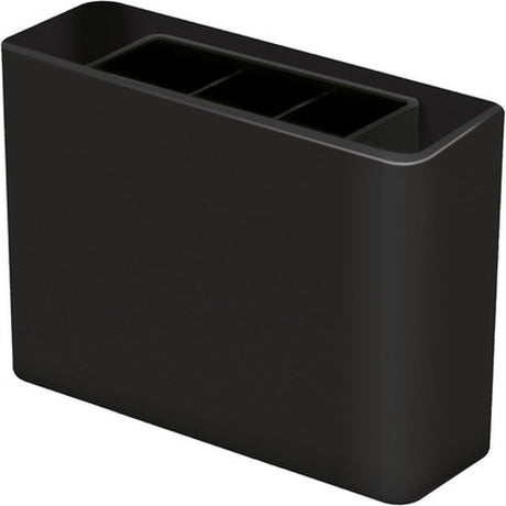 Han Stiftetui - Smart Line - 3 Fächer - Hochglanzschwarz - ha-92120-13