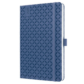 Sigel weekagenda flair 2026 formaat a5 indigo blue hardcover