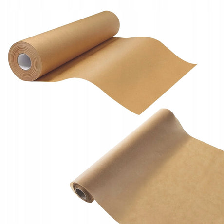 Klausberg Backpapier Pergamin 50m – 38cm breit – kb-7904 – braun – für Airfryer-Ofen