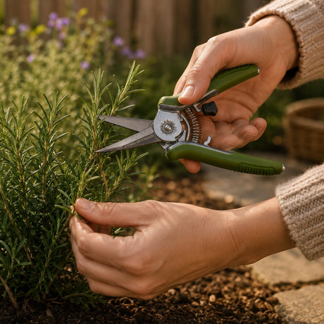 Kinzo Gartenschere Astschere – Blumenschere mit rutschfestem Griff – max. 4 mm - 17 cm