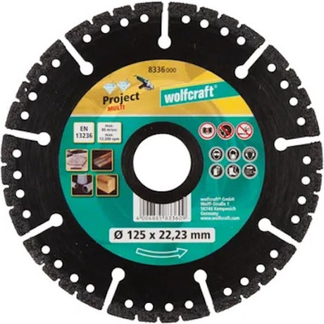 Wolfcraft - Diamanttrennscheibe ø 125 mm - Pro Multi - 8336000