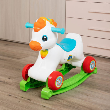 Clementoni Baby – Rocky das Schaukelpferd 3in1