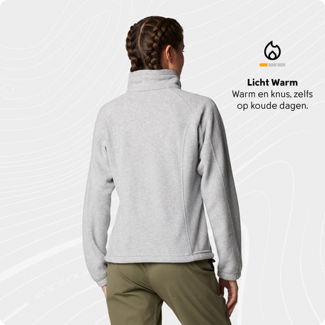 Columbia Benton Springs – Fleeceweste Damen – extra weich und warm – Grau – Größe L