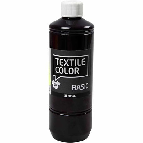 Kreativfirma Textilfarbe Semi -Covering Textil Paint - Red Purple, 500 ml