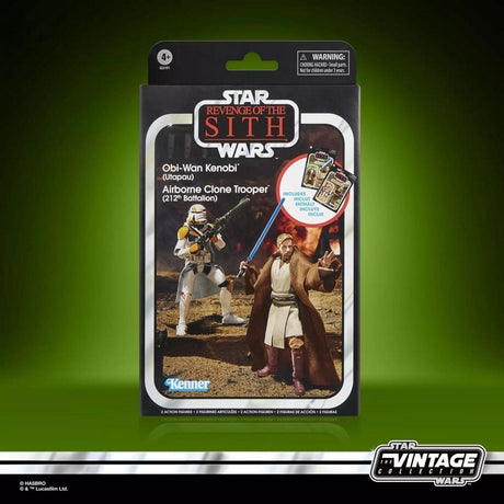Hasbro star wars 3 - obi-wan kenobi (utapau) airborne clone trooper 212th battallion - figure vintage collection 10cm