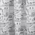 Differnz douchegordijn bath â€“ 180 x 200 cm â€“ verzwaard â€“ 100% polyester â€“ wit zwart