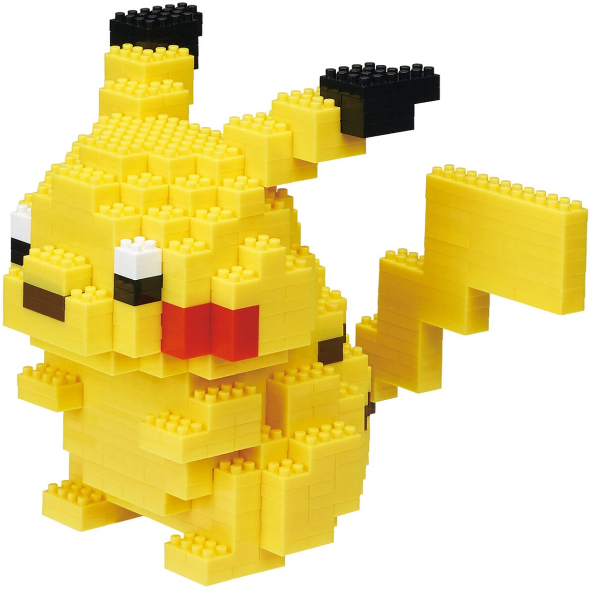 Bandai Nanoblock-Bauset Pokémon Pikachu Deluxe – 560 Teile.