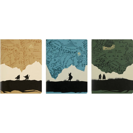 Moleskine limited edition lord of the rings schrift xl set van 3 - gelinieerd
