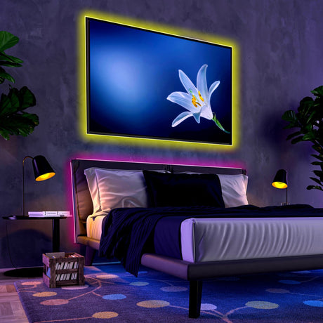 Grundig flexibele led-strip 3 meter - lichtstrip met 16 kleuren en afstandsbediening - zelfklevende ledstrip dimbaar voor decoratieve verlichting