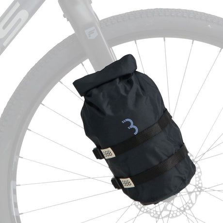 Bbb Cycling Bikepacking Fahrradtasche 4 Liter – Montage: Vorderradgabel – wasserdichte Trockentasche mit Halterung – Bikepacking-Taschen – Stackpack bsb-145