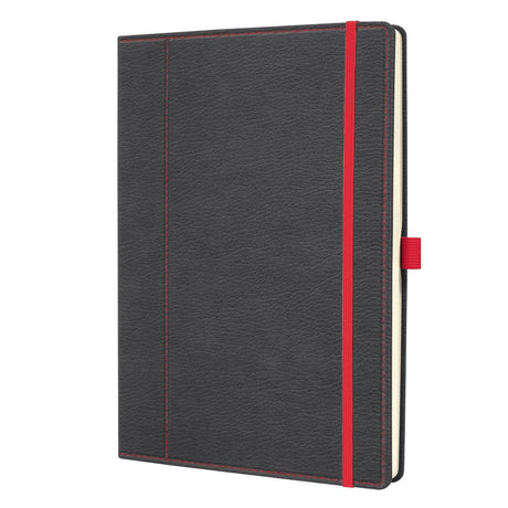Sigel Notizbuch Conceptum A4 194 Seiten 80 Gramm Punkte grau rot
