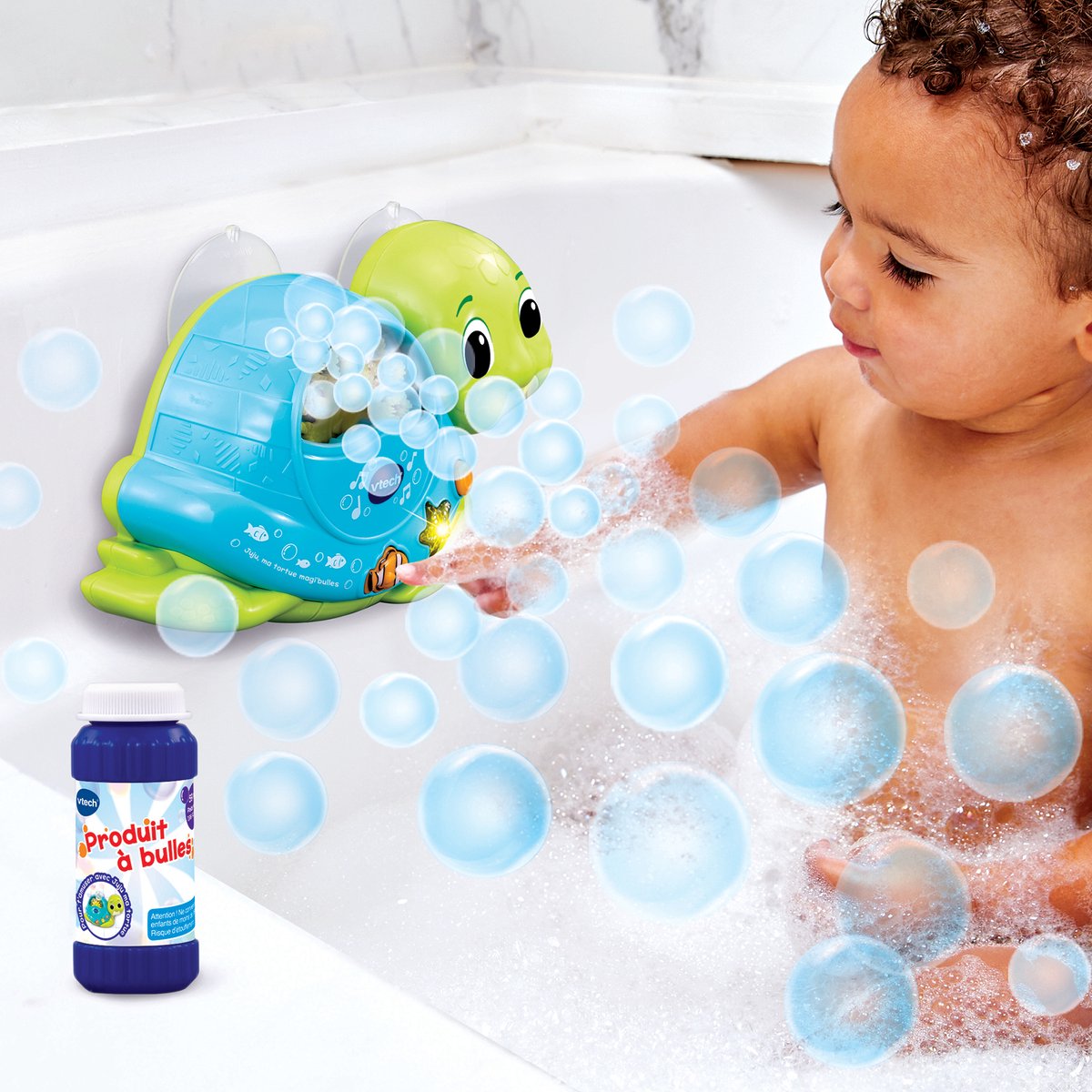 Vtech badspeelgoed baby juju ma tortue magi bulles