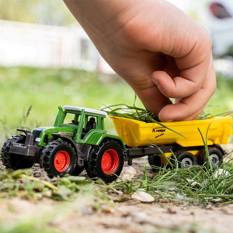 Siku 1605, Fendt-Traktor mit Krampe-Muldenkipper, Metall-Kunststoff