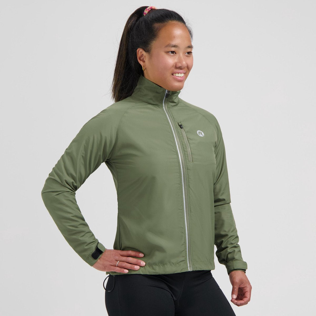 Rogelli core dames hardloopjack - winddicht - groen