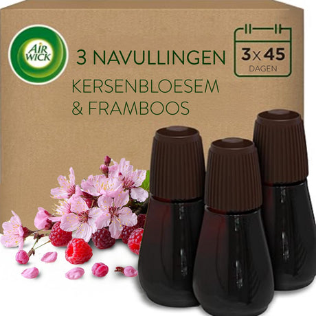 Air Wick Essential Mist Lufterfrischer – Kirschblüte + 3 Nachfüllungen