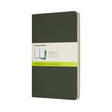 Moleskine cahier journals - large - blanco - groen - set van 3