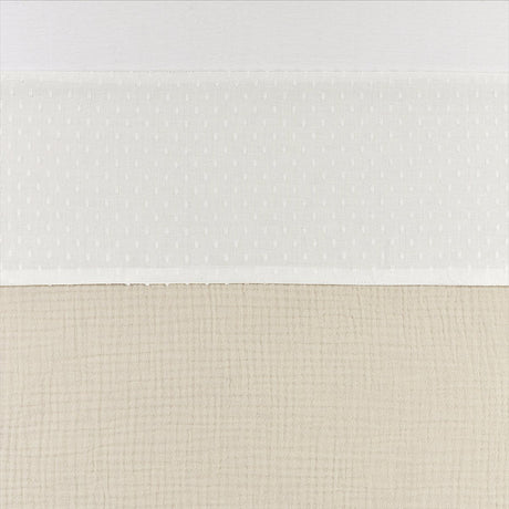 Meyco Baby-Plume-Bettlaken – 75 x 100 cm – gebrochenes Weiß