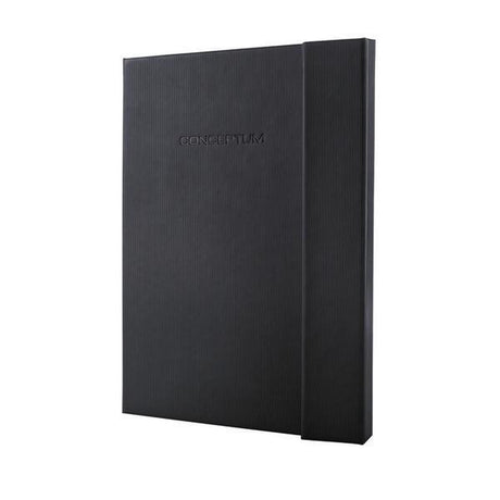 Sigel Notizbuch Conceptum Pure A4 schwarz Hardcover 194 Seiten 80 Gramm Diamant mit Magnetverschluss