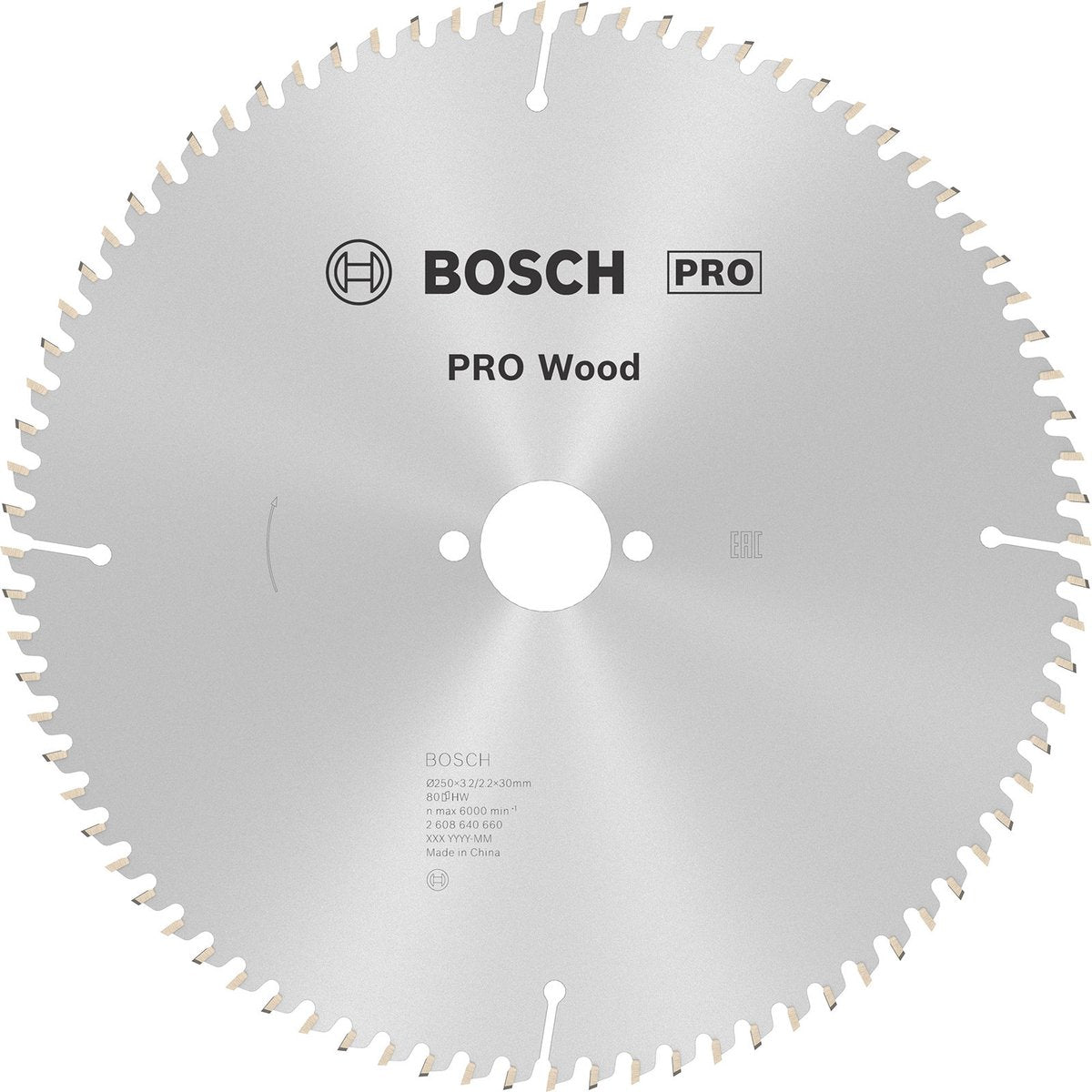 Bosch cirkzb opt t 250x30x3,2 80t vw