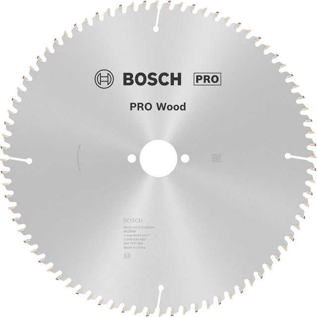 Bosch cirkzb opt t 250x30x3,2 80t vw
