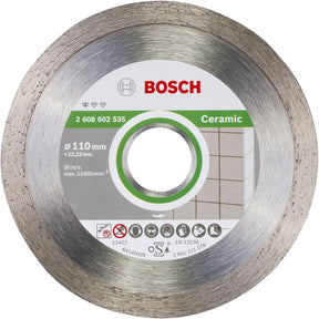 Bosch - diamantdoorslijpschijf standard for ceramic 110 x 22,23 x 1,6 x 7,5 mm