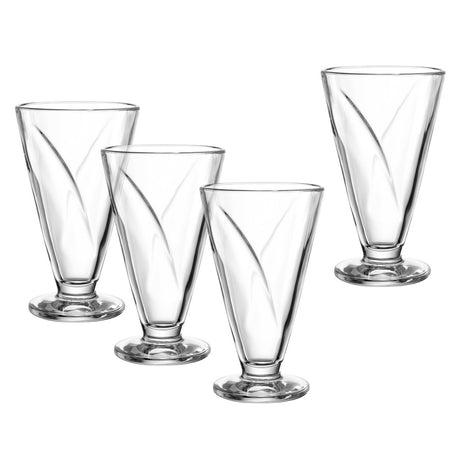 Leonardo Cono Schüssel zu Fuß 360 ml - Set 4