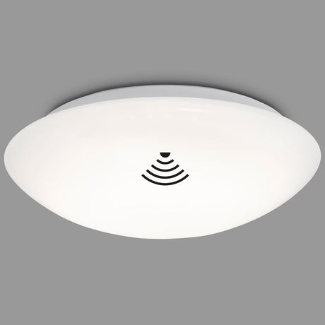 Briloner elipso - LED-Deckenleuchte - mit Bewegungsmelder - Badezimmerbeleuchtung - Deckenleuchte mit Sensor - Dämmerungssensor - Timer - ø38 cm