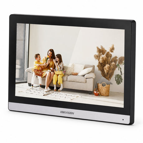 Hikvision ds-kh6350-wte1 zwart 7 inch ip video intercom binnenpost