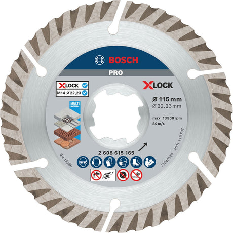 Bosch Zubehör Bosch Zubehör 2608615165 Diamant-Trennscheibe Durchmesser 115 mm 1 Stück