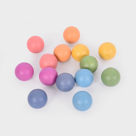 Tickit® gekleurde houten ballen
