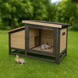 Duvo plus - woodland design - bunny barnette - houten konijnenhok - fsc hout - 111x55x68cm