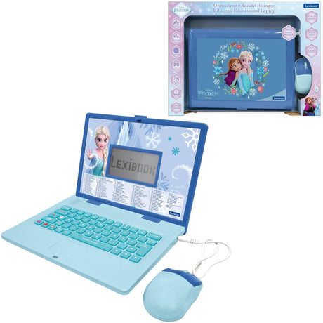 Lexibook frozen tweetalige educatieve laptop met 164 activiteiten (en fr)