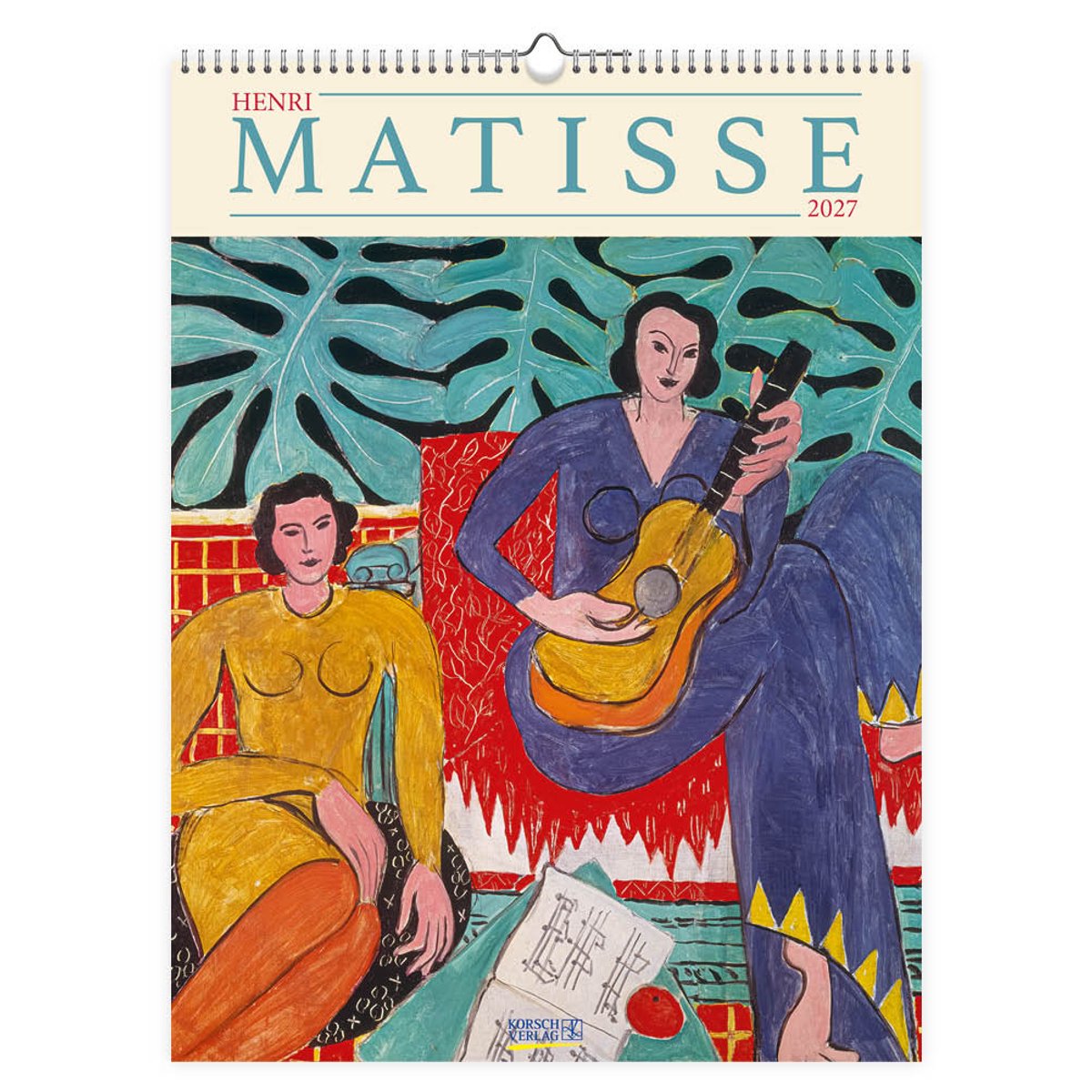 Korsch verlag matisse kalender groot 2027