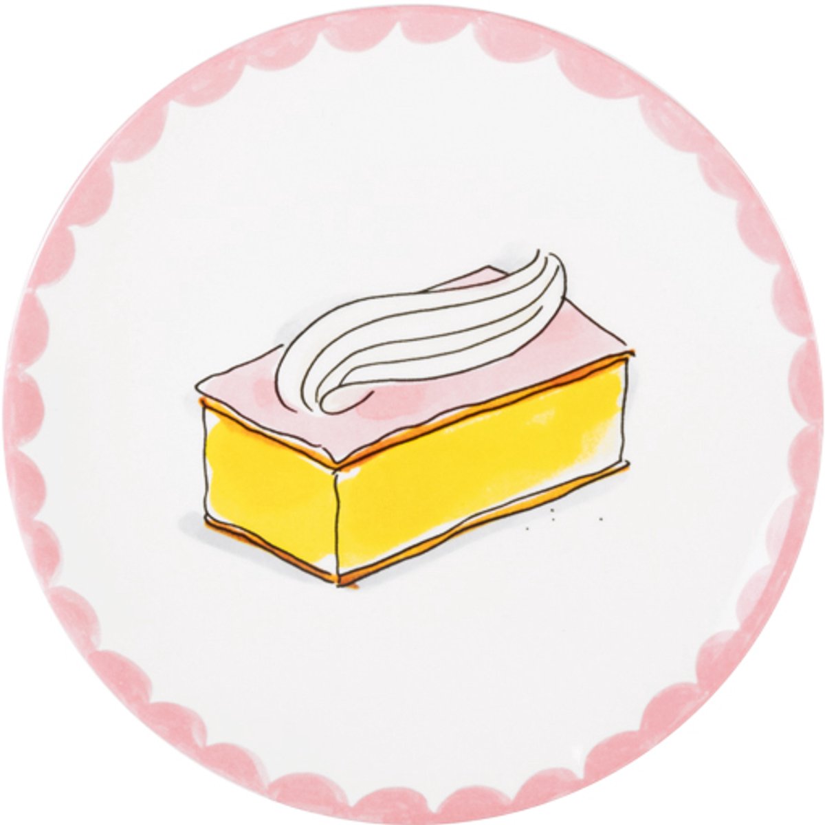 Blond amsterdam every day: bord 18 cm tompouce