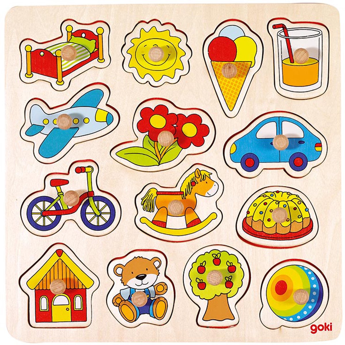 Goki Holz-Studenpuzzle
