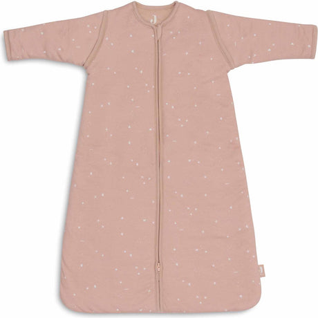 Jollein baby slaapzak winter met afritsbare mouw 110cm - twinkling wild rose - winterslaapzak